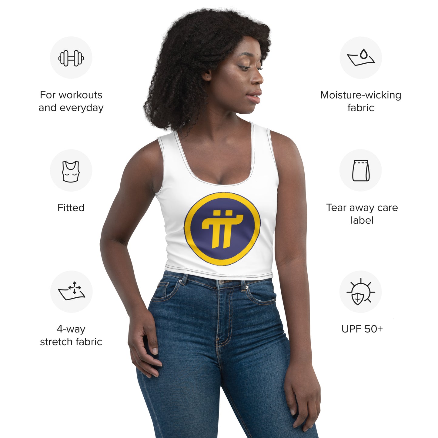 Pi Logo Crop Top