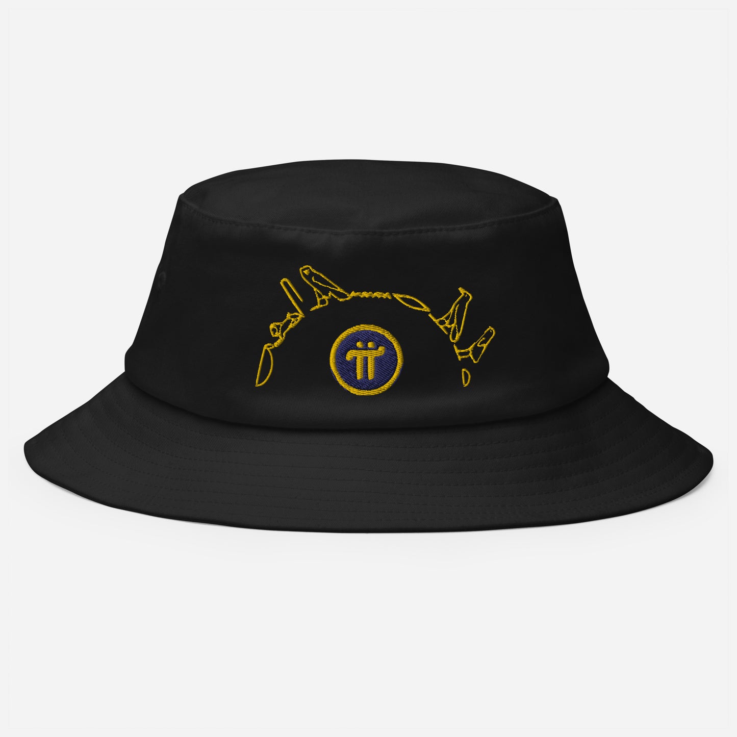 Pi Network Egyptian Hieroglyphics Bucket Hat (stitched)