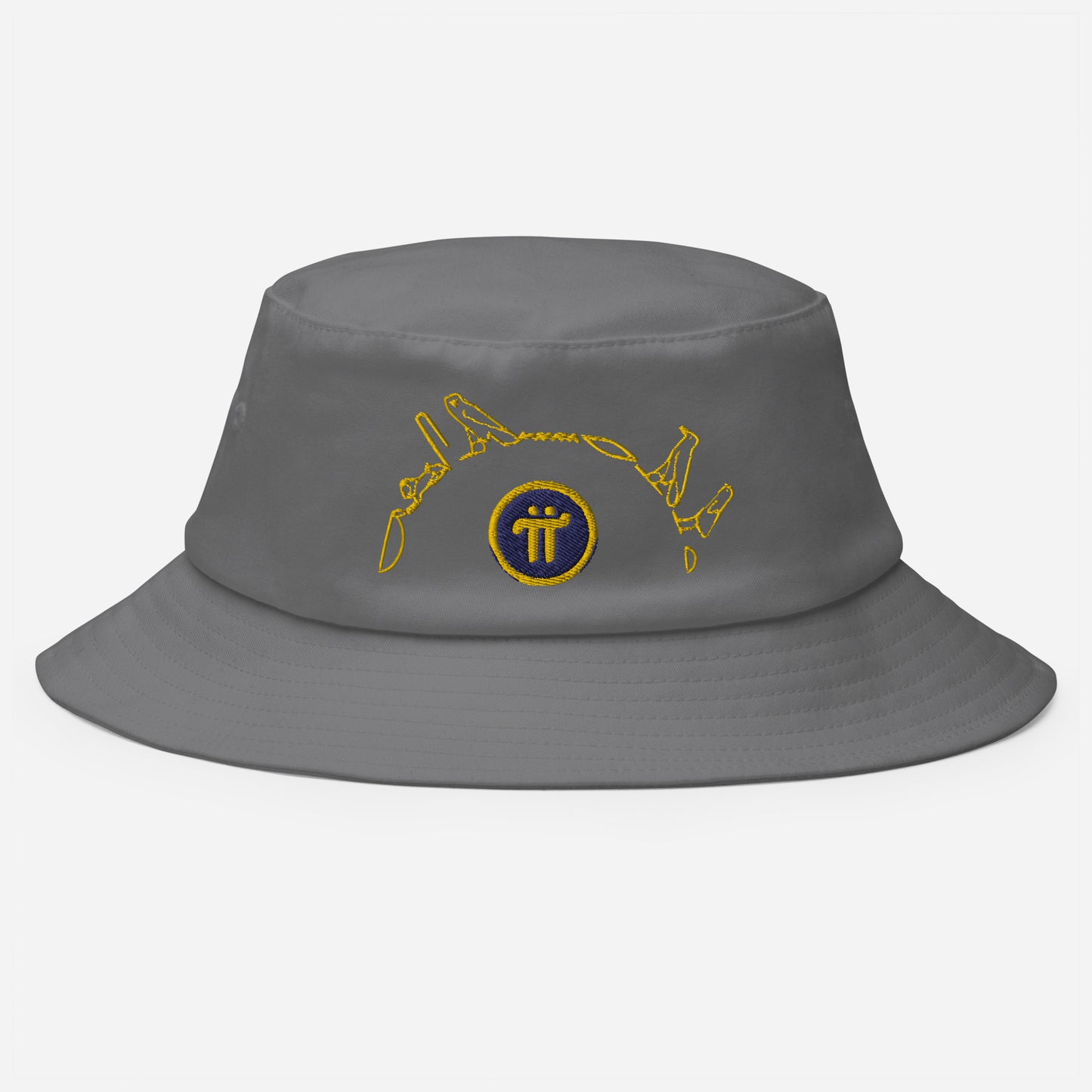 Pi Network Egyptian Hieroglyphics Bucket Hat (stitched)