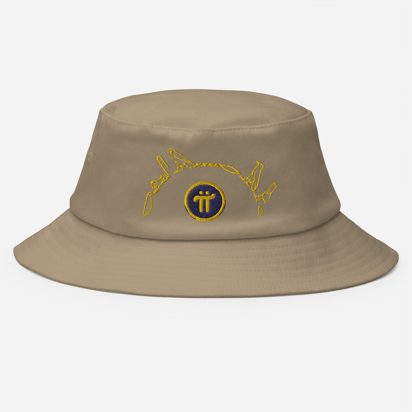 Pi Network Egyptian Hieroglyphics Bucket Hat (stitched)