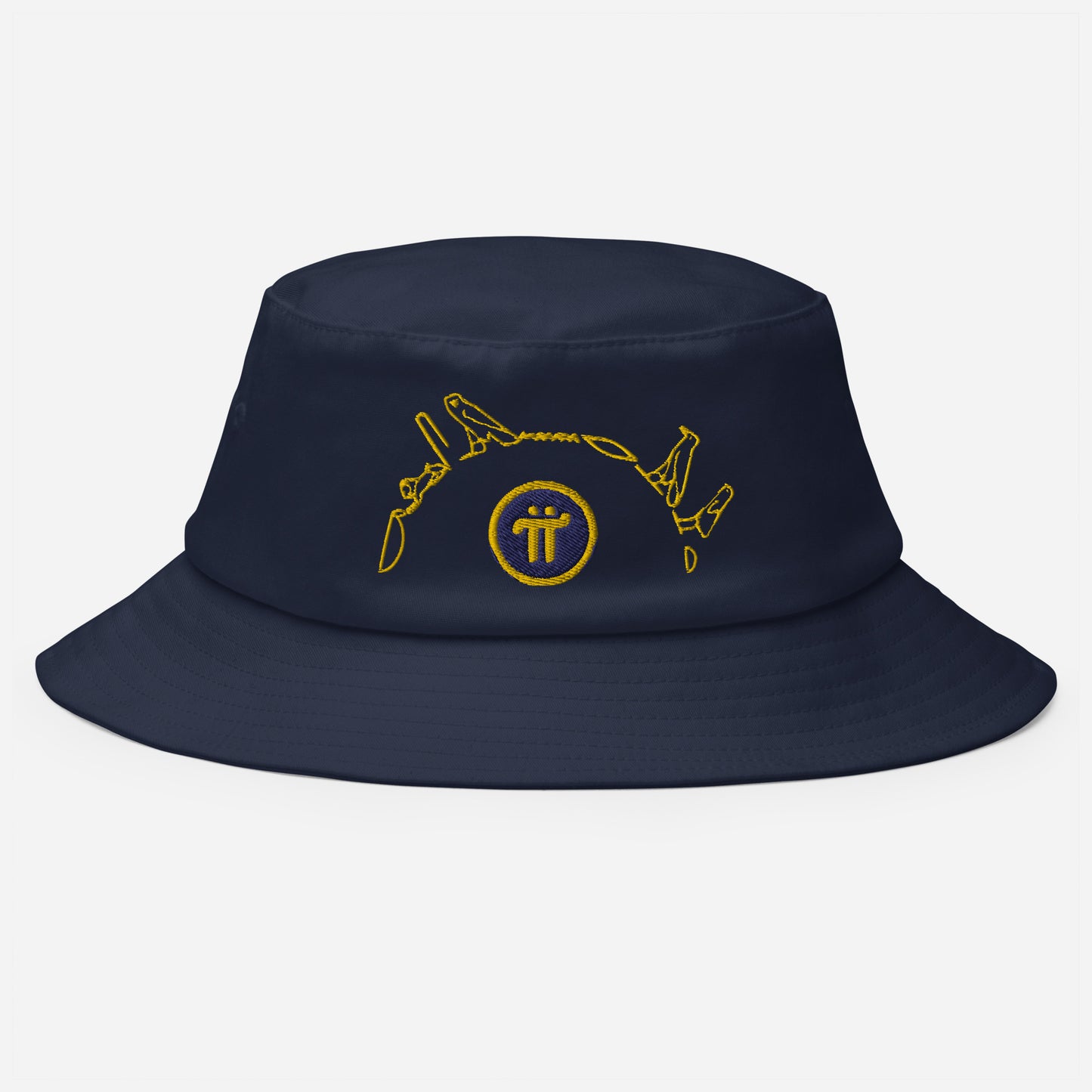 Pi Network Egyptian Hieroglyphics Bucket Hat (stitched)