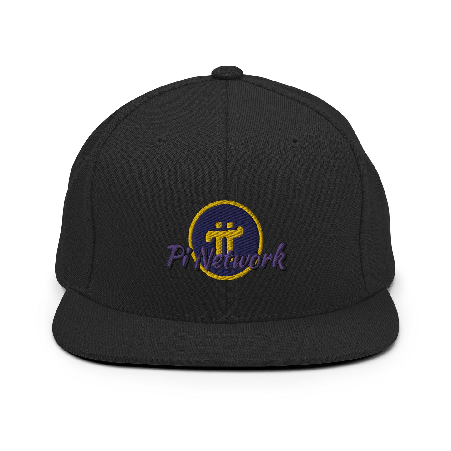 Pi Network Snapback Hat (stitched)