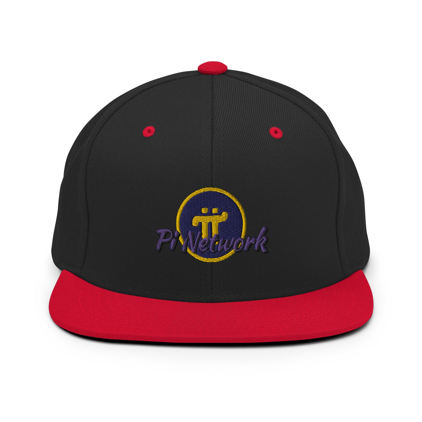 Pi Network Snapback Hat (stitched)