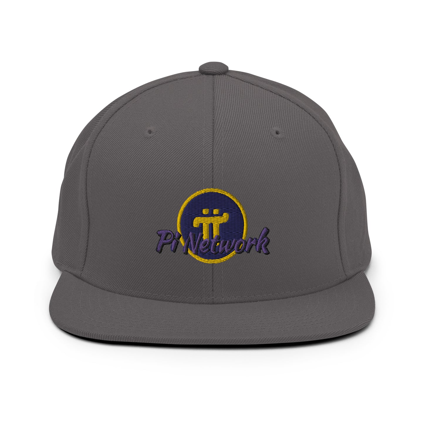 Pi Network Snapback Hat (stitched)