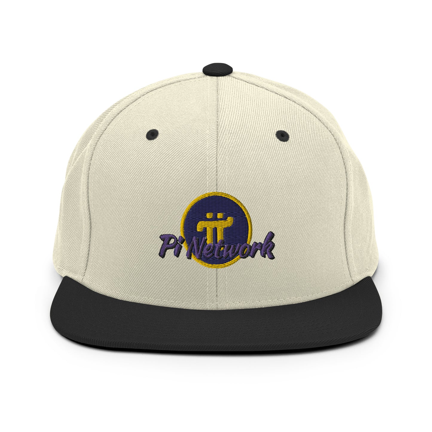 Pi Network Snapback Hat (stitched)