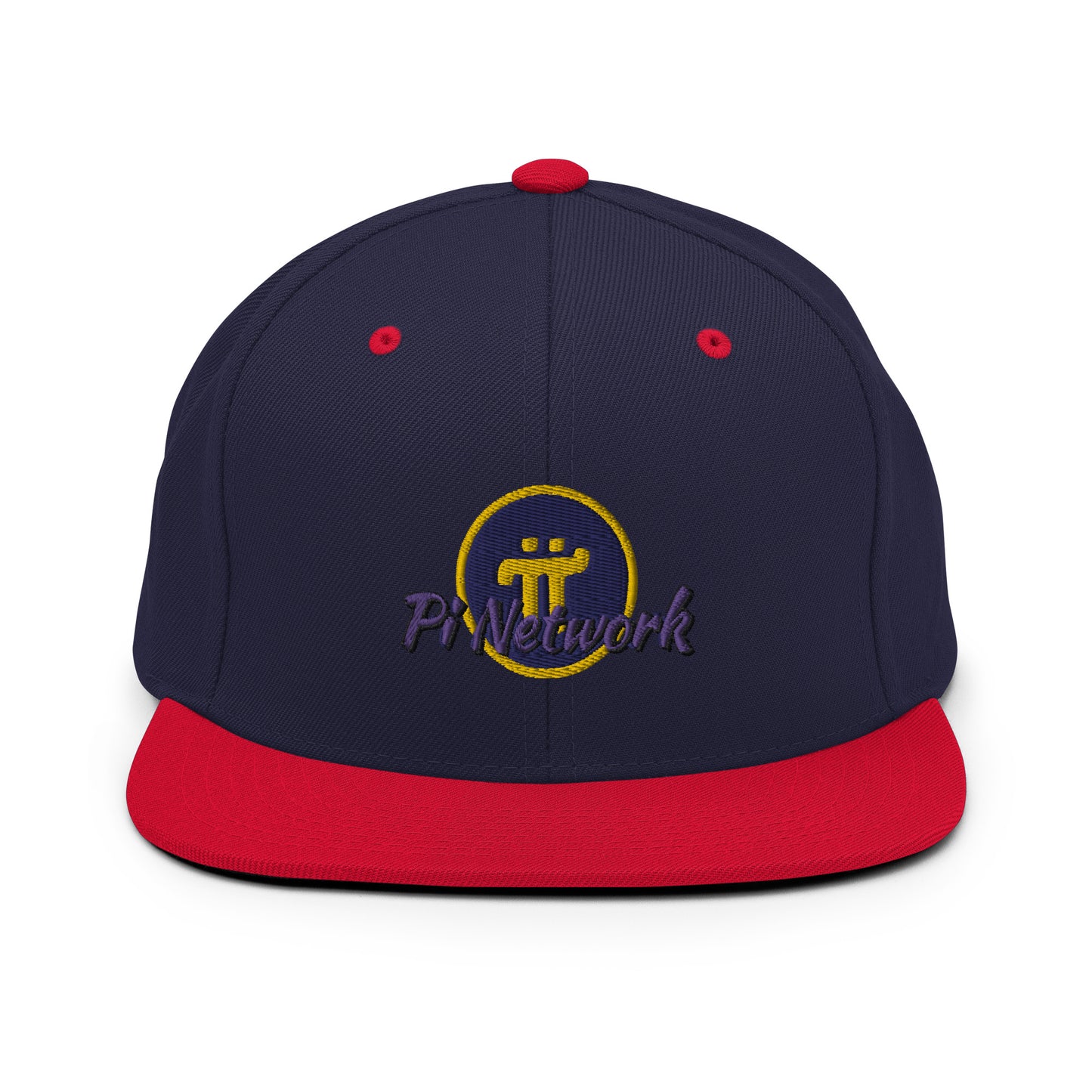 Pi Network Snapback Hat (stitched)