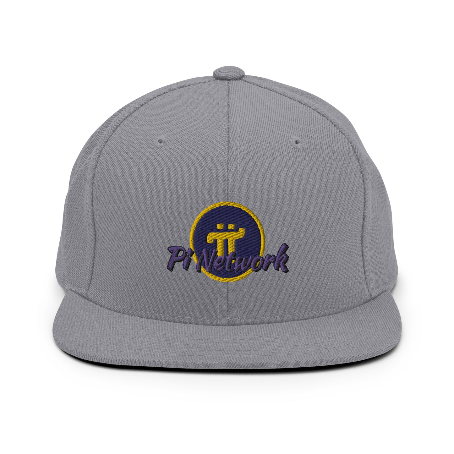 Pi Network Snapback Hat (stitched)