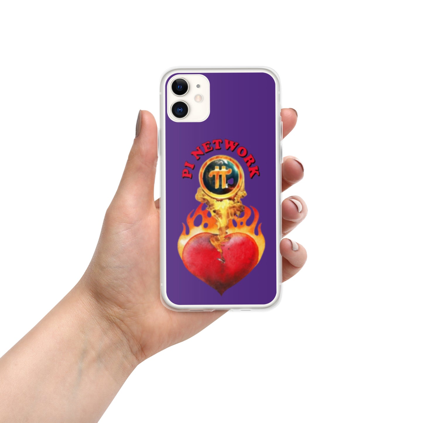 Pi Fire Heart Case for iPhone®