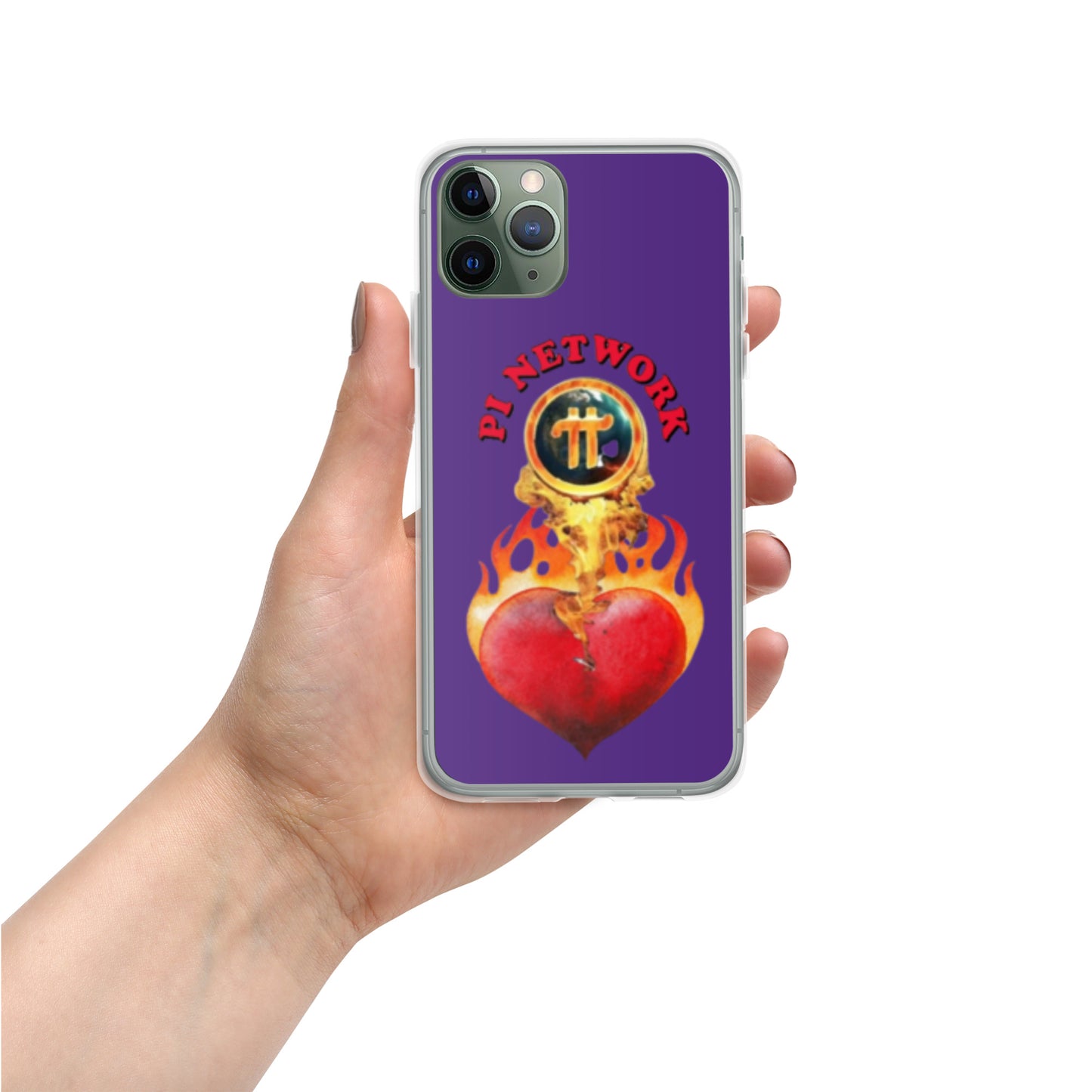 Pi Fire Heart Case for iPhone®