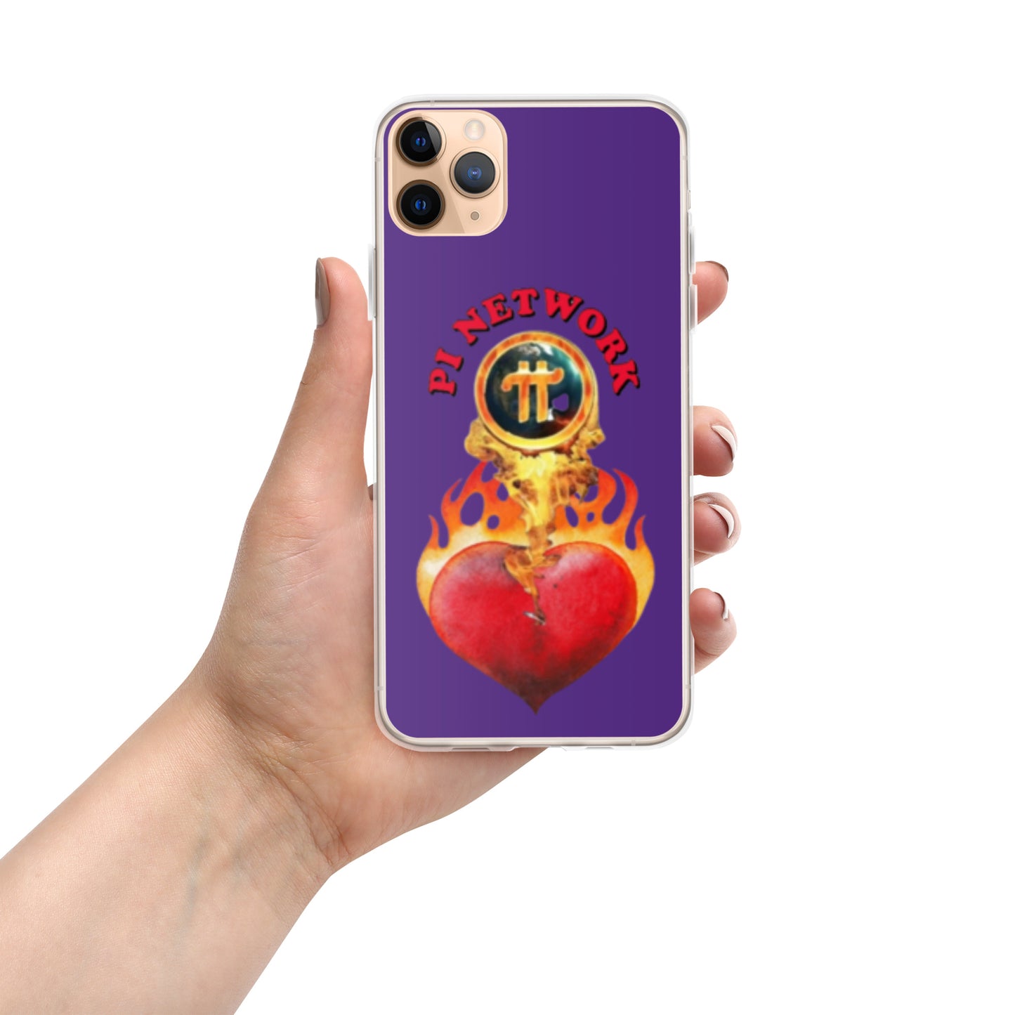 Pi Fire Heart Case for iPhone®