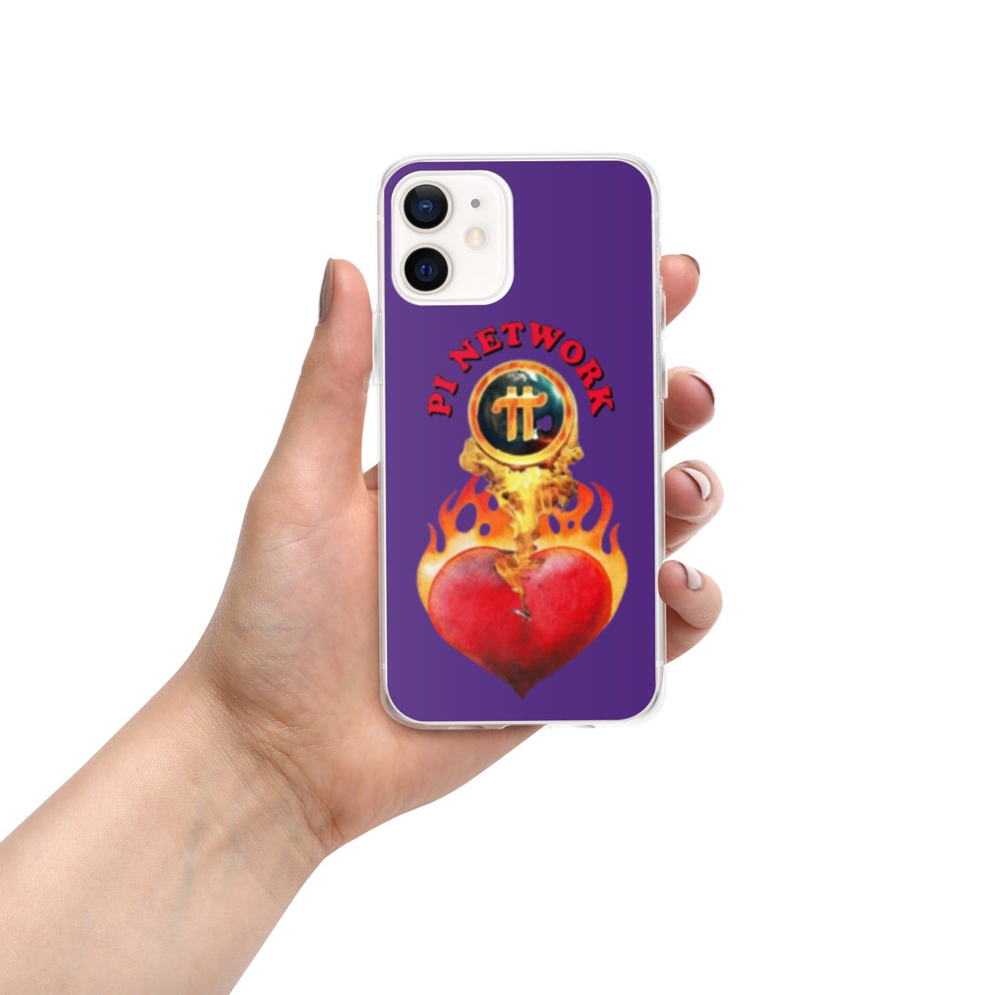 Pi Fire Heart Case for iPhone®