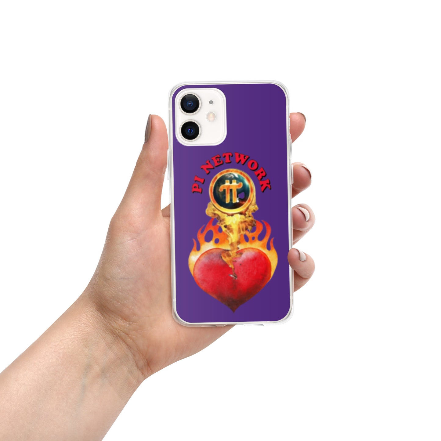 Pi Fire Heart Case for iPhone®