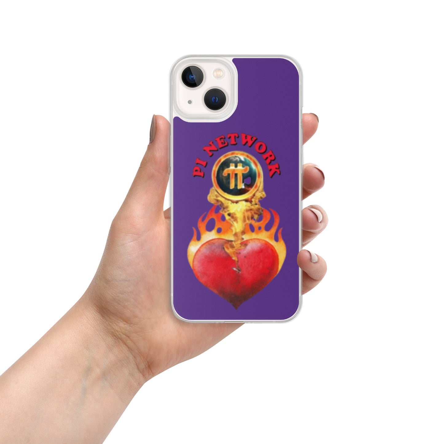 Pi Fire Heart Case for iPhone®