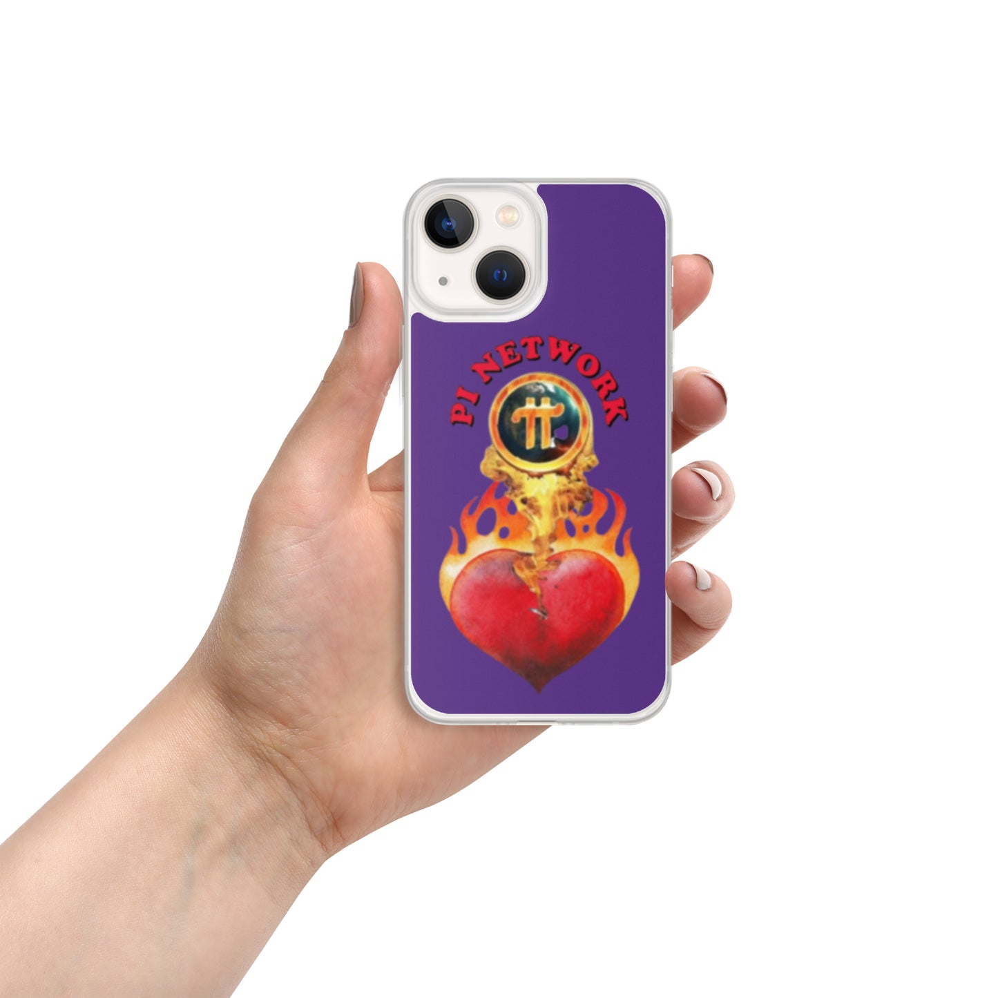 Pi Fire Heart Case for iPhone®