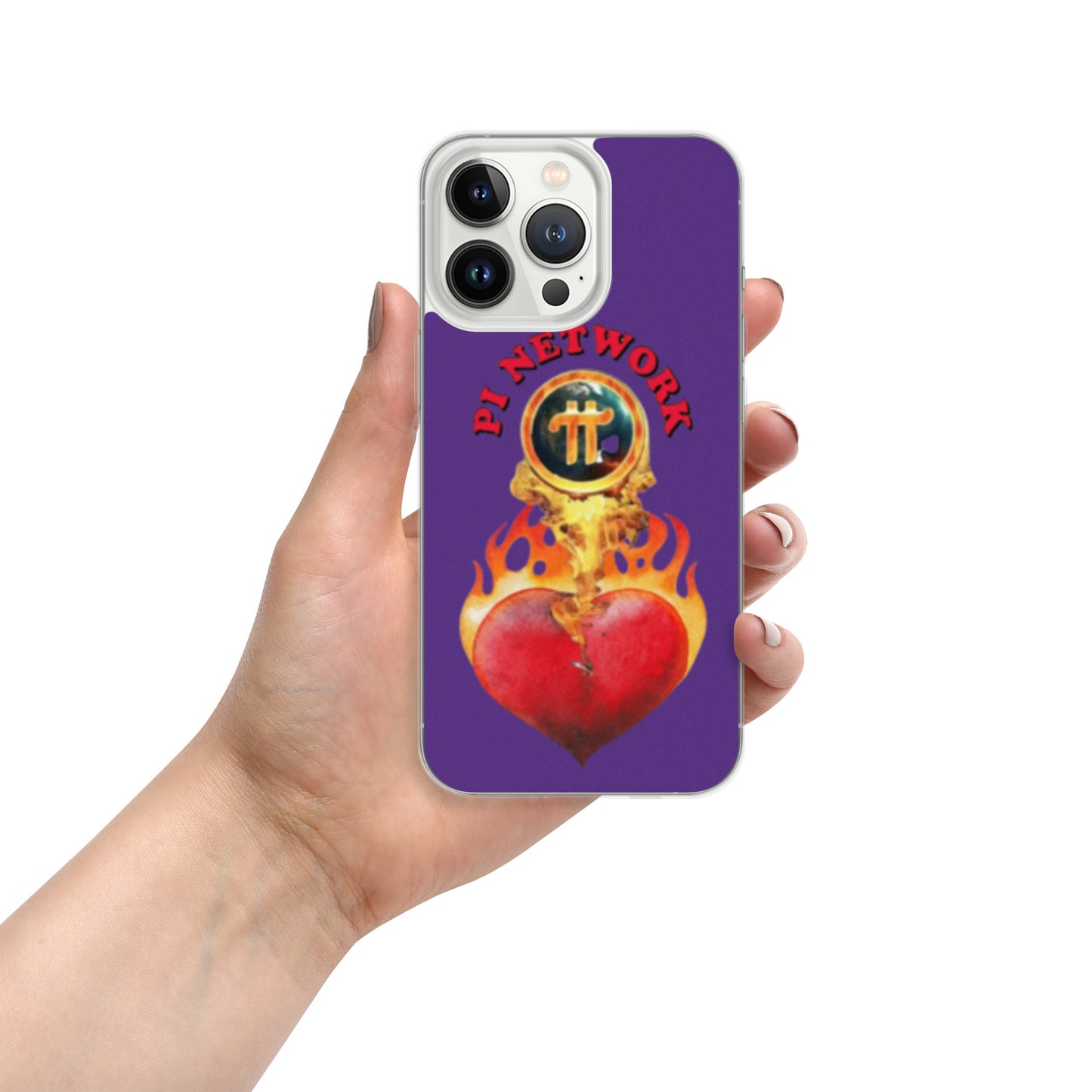 Pi Fire Heart Case for iPhone®