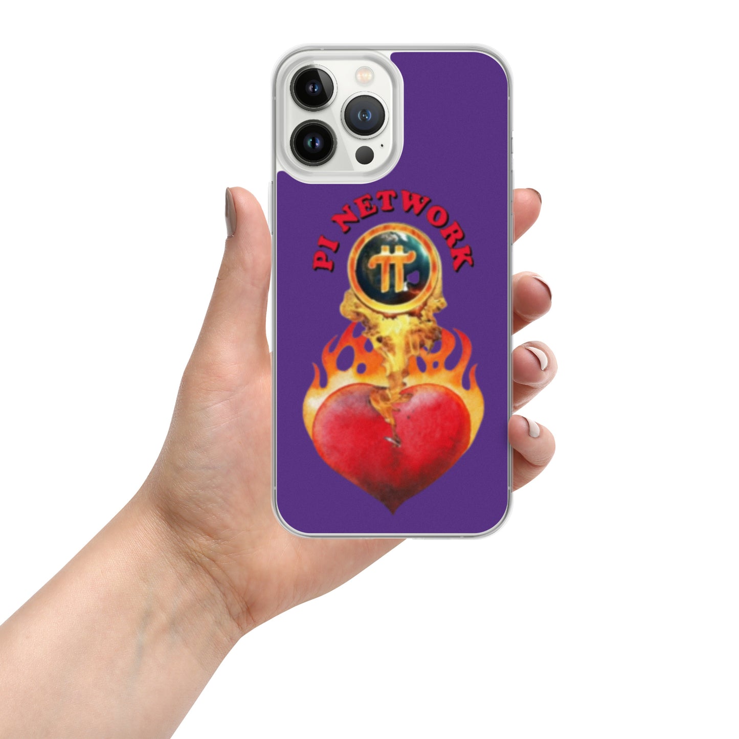 Pi Fire Heart Case for iPhone®