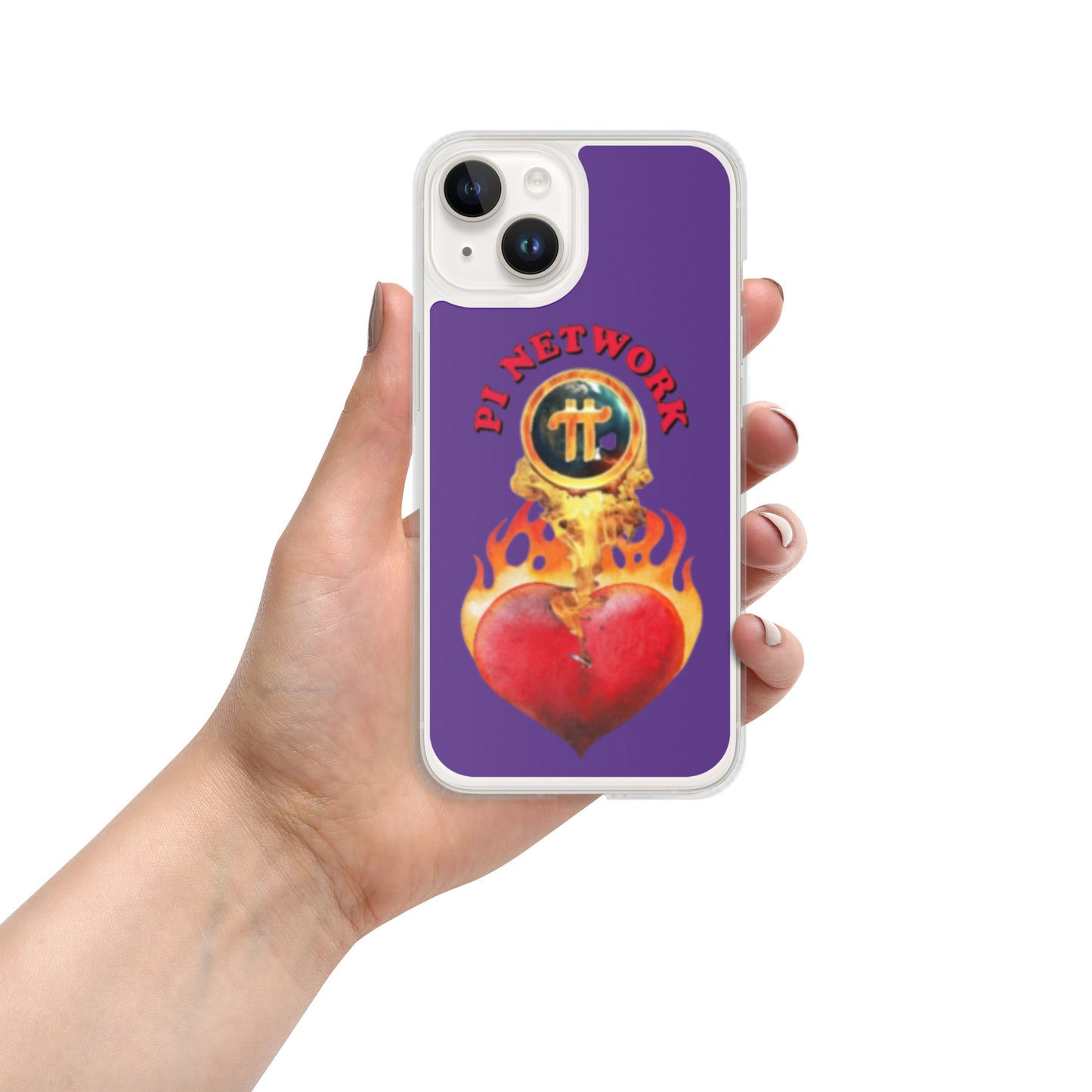 Pi Fire Heart Case for iPhone®