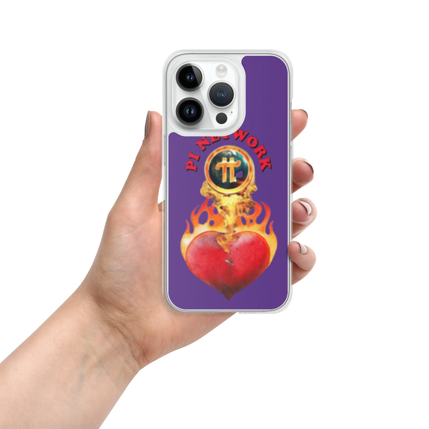 Pi Fire Heart Case for iPhone®