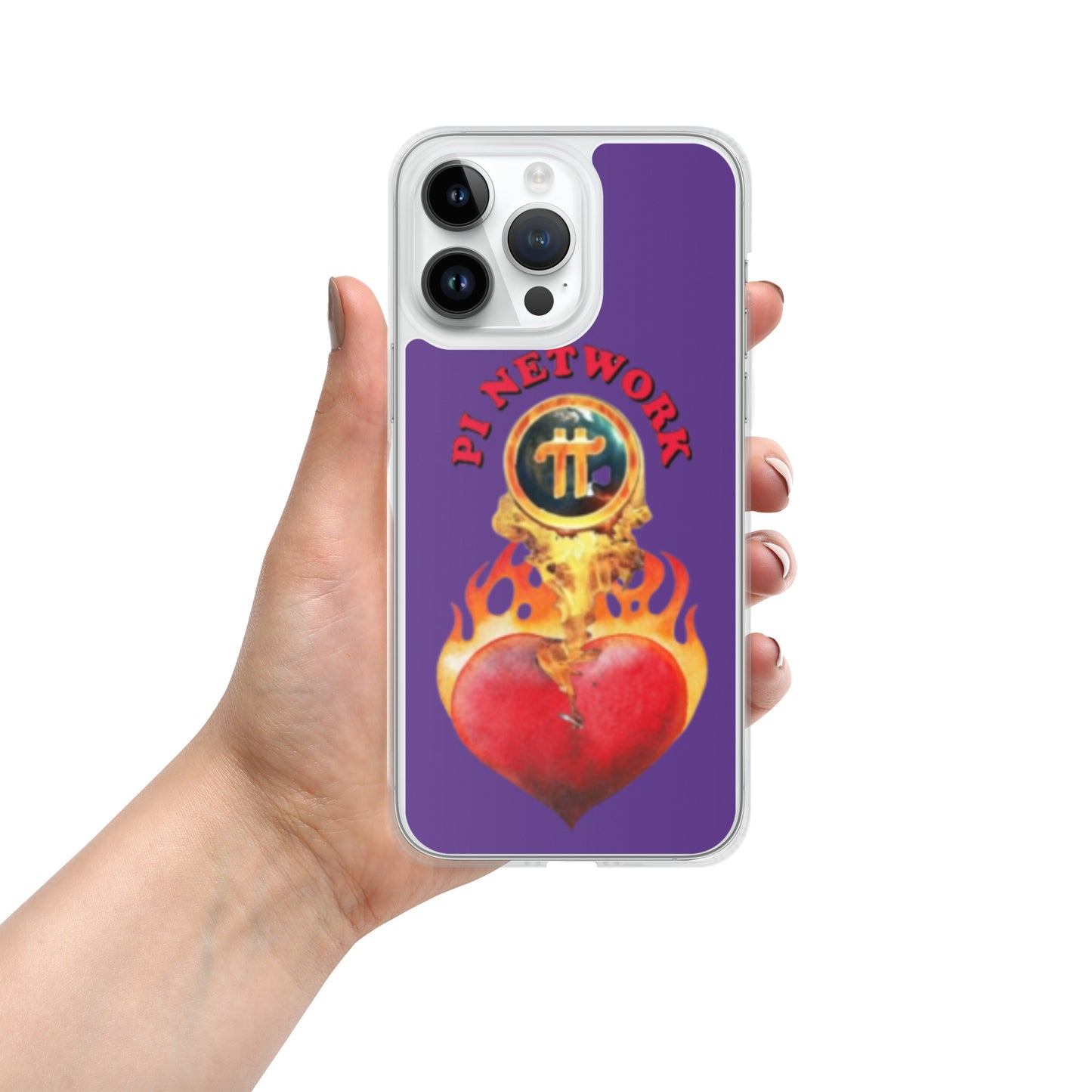 Pi Fire Heart Case for iPhone®