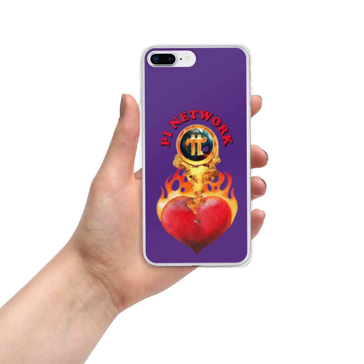 Pi Fire Heart Case for iPhone®