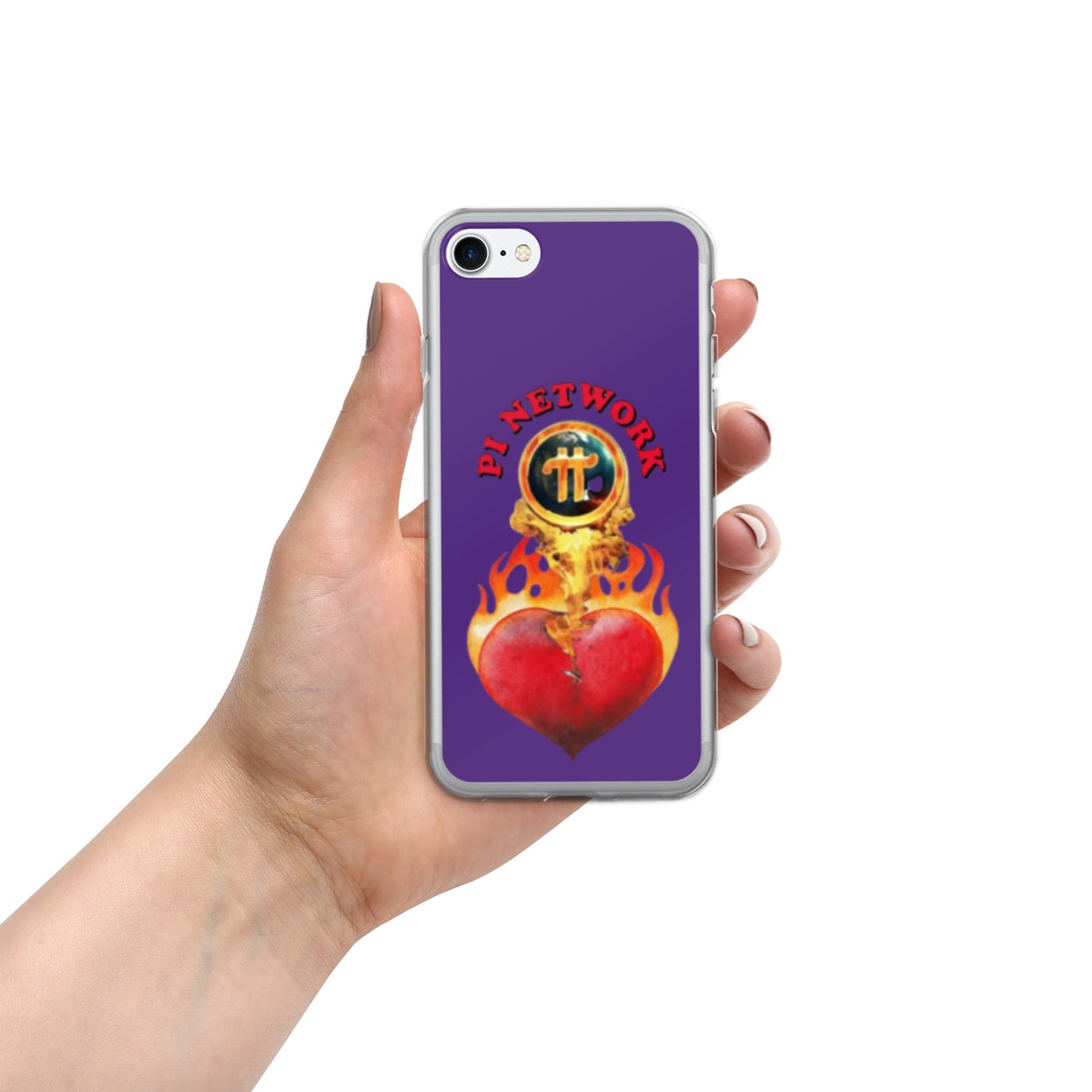 Pi Fire Heart Case for iPhone®