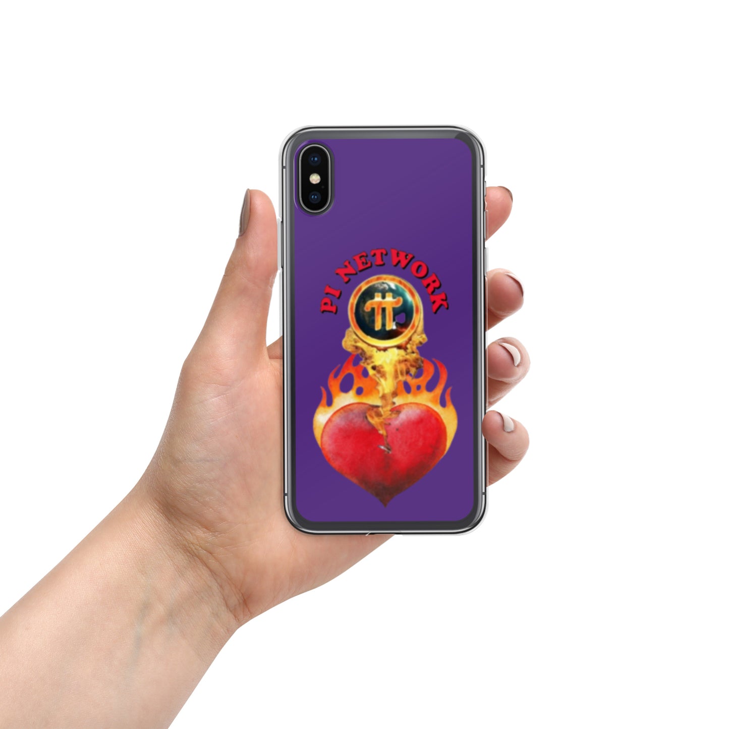 Pi Fire Heart Case for iPhone®