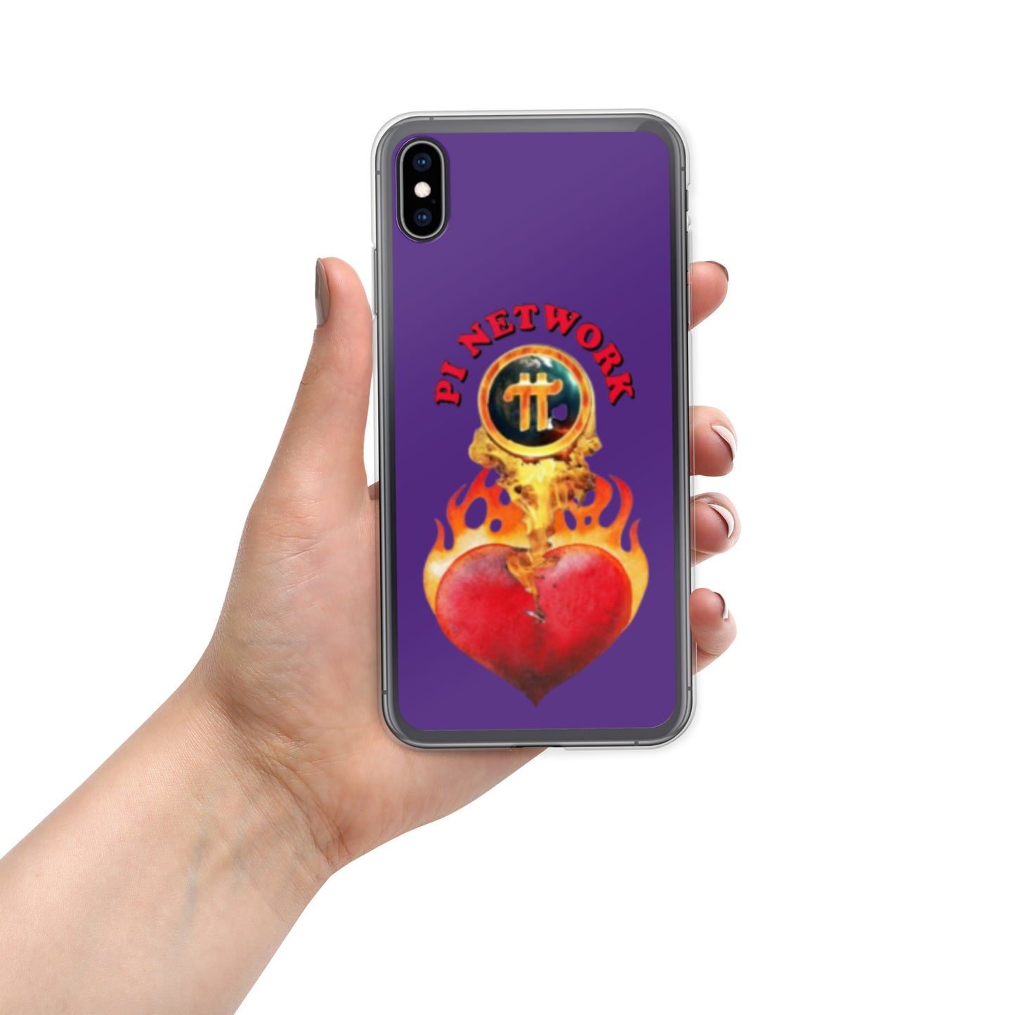 Pi Fire Heart Case for iPhone®