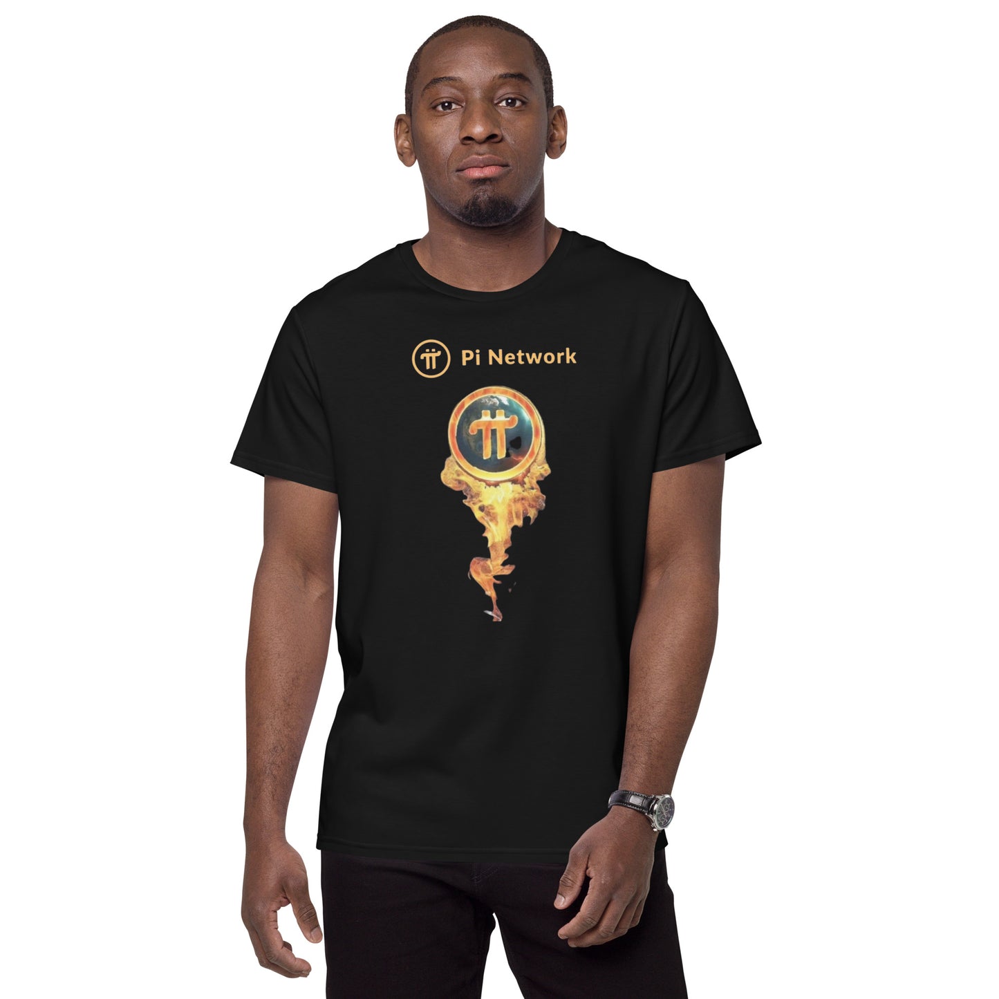 Pi Fire premium cotton t-shirt