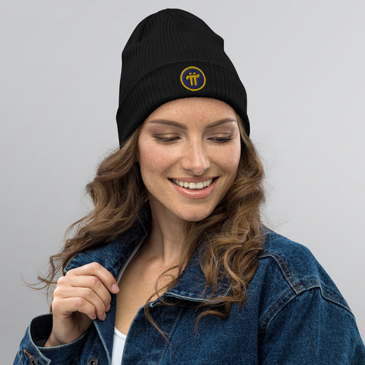 Organic ribbed Pi Beanie (stitched)