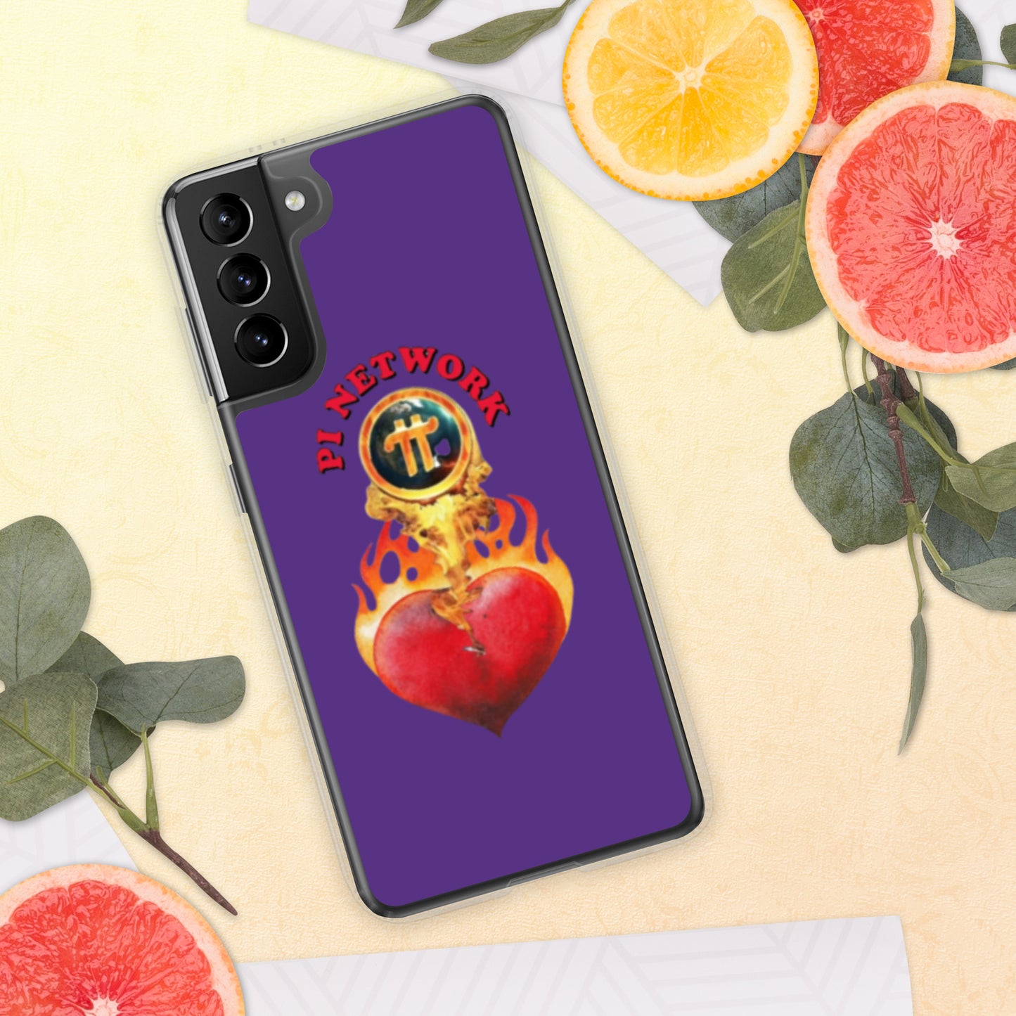 Pi Fire Heart  Case for Samsung®