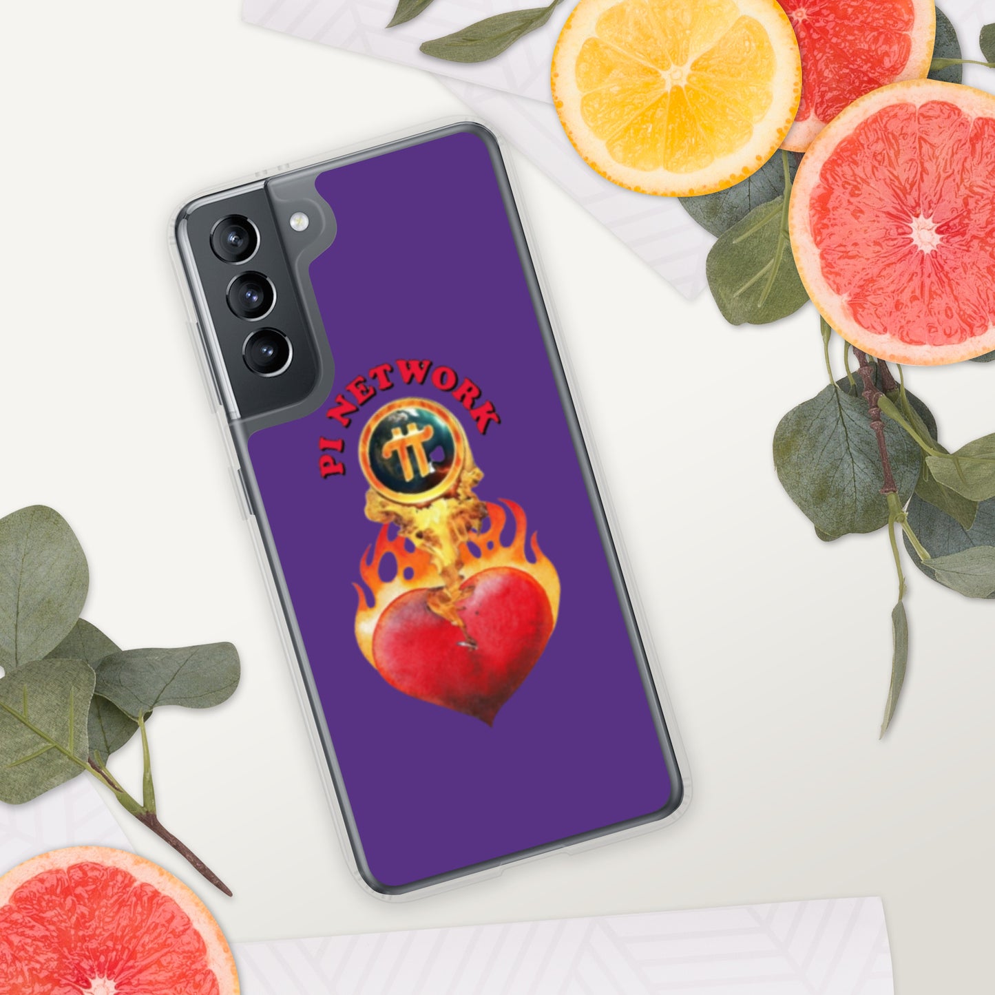 Pi Fire Heart  Case for Samsung®