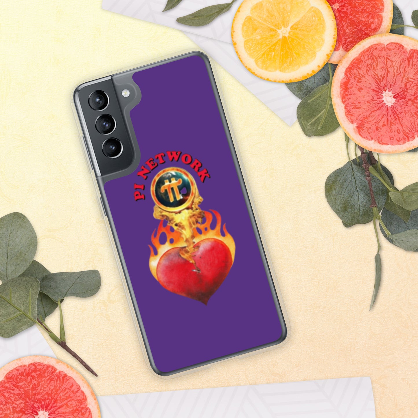 Pi Fire Heart  Case for Samsung®