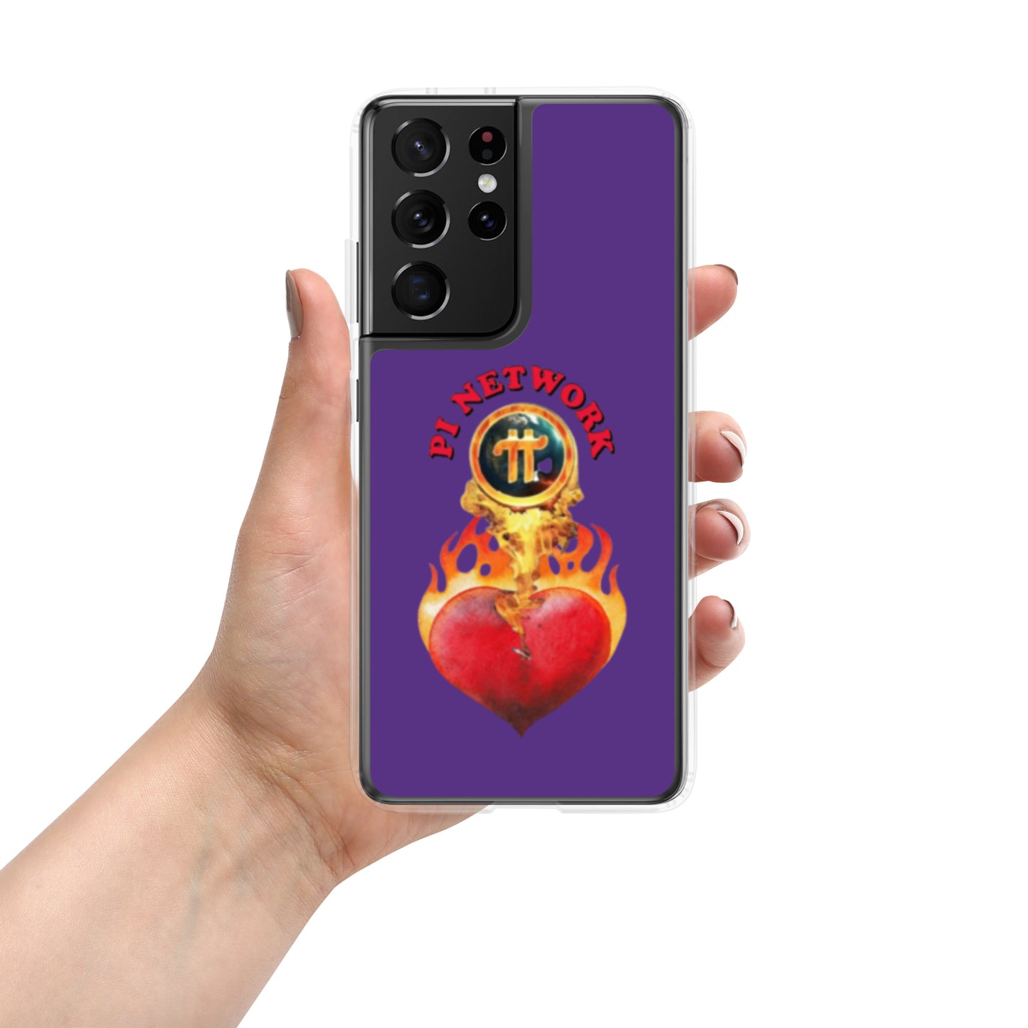 Pi Fire Heart  Case for Samsung®