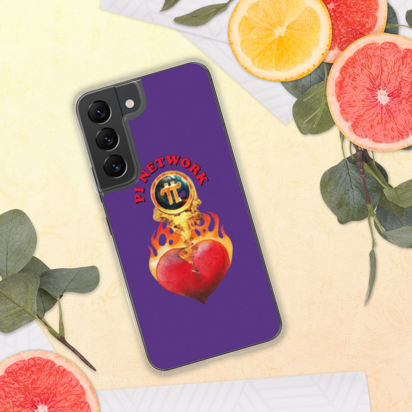 Pi Fire Heart  Case for Samsung®