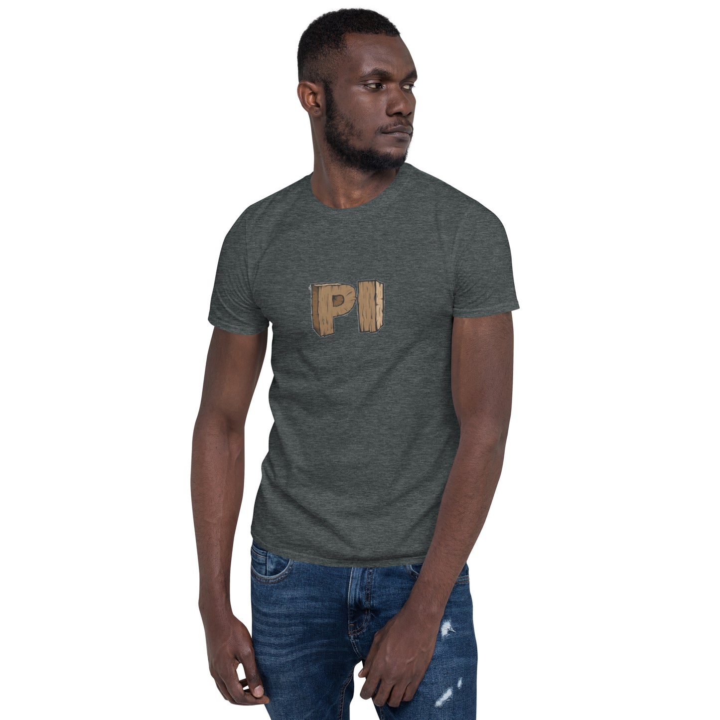 Pi Wood Short-Sleeve Unisex T-Shirt