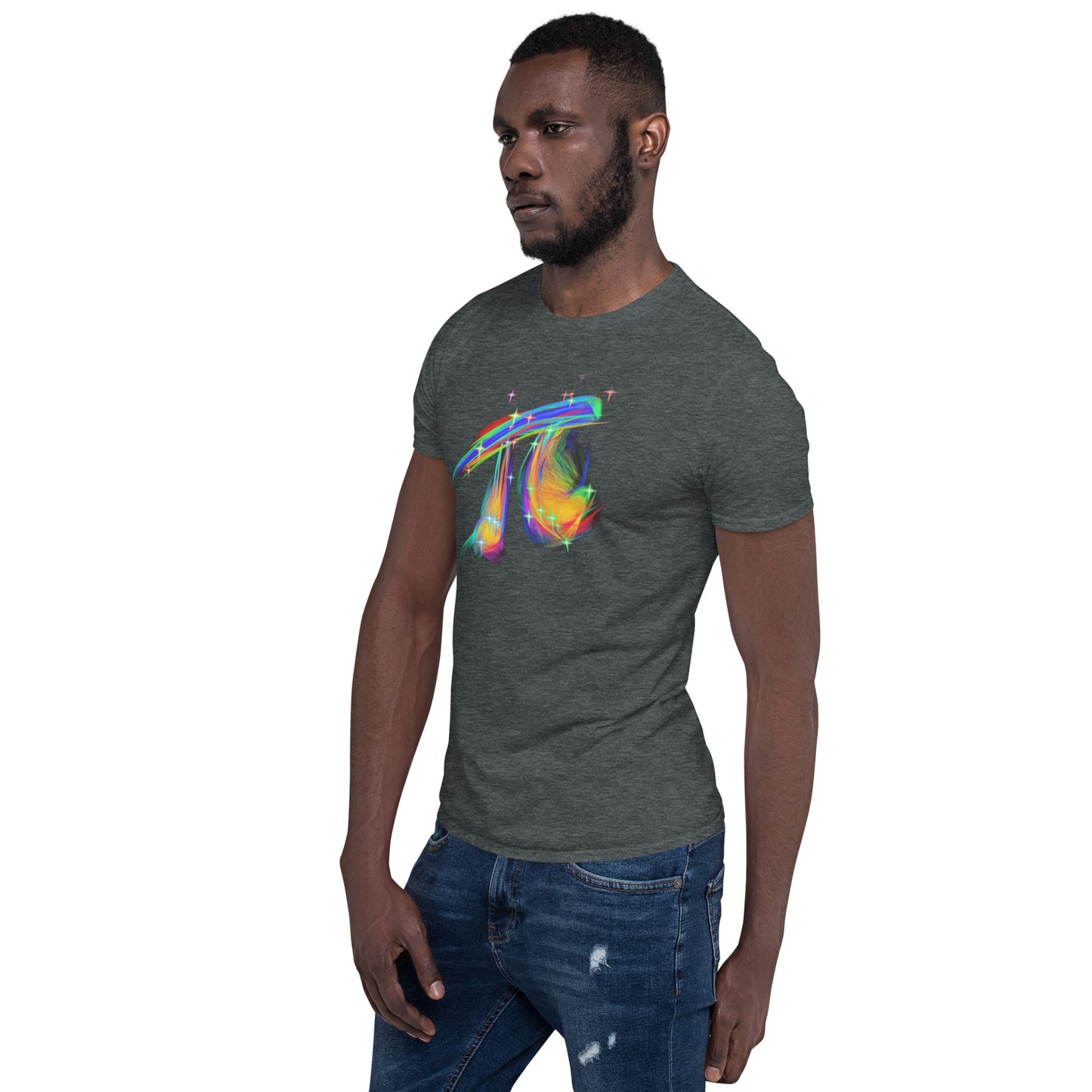 Pi Rainbow Short-Sleeve Unisex T-Shirt