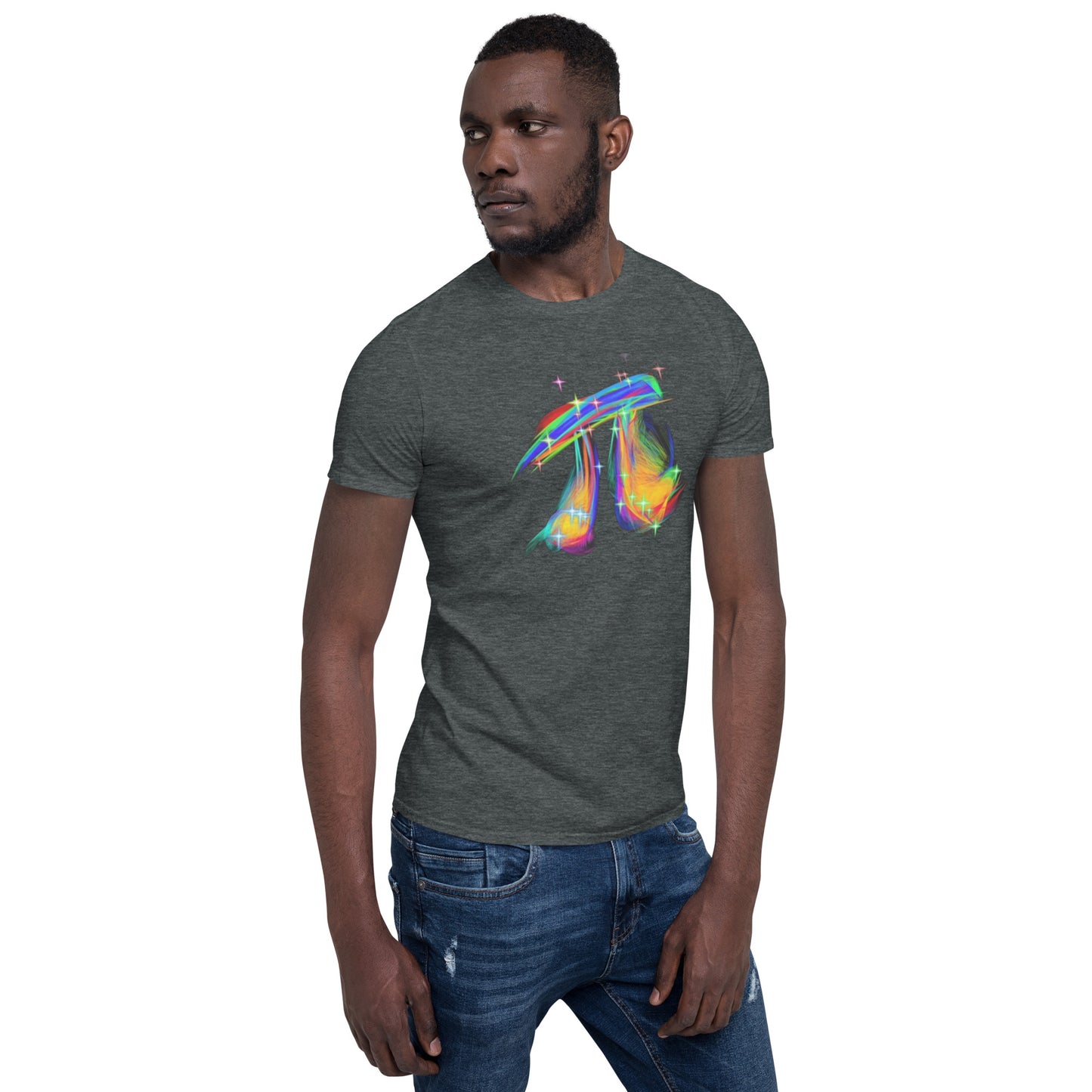 Pi Rainbow Short-Sleeve Unisex T-Shirt