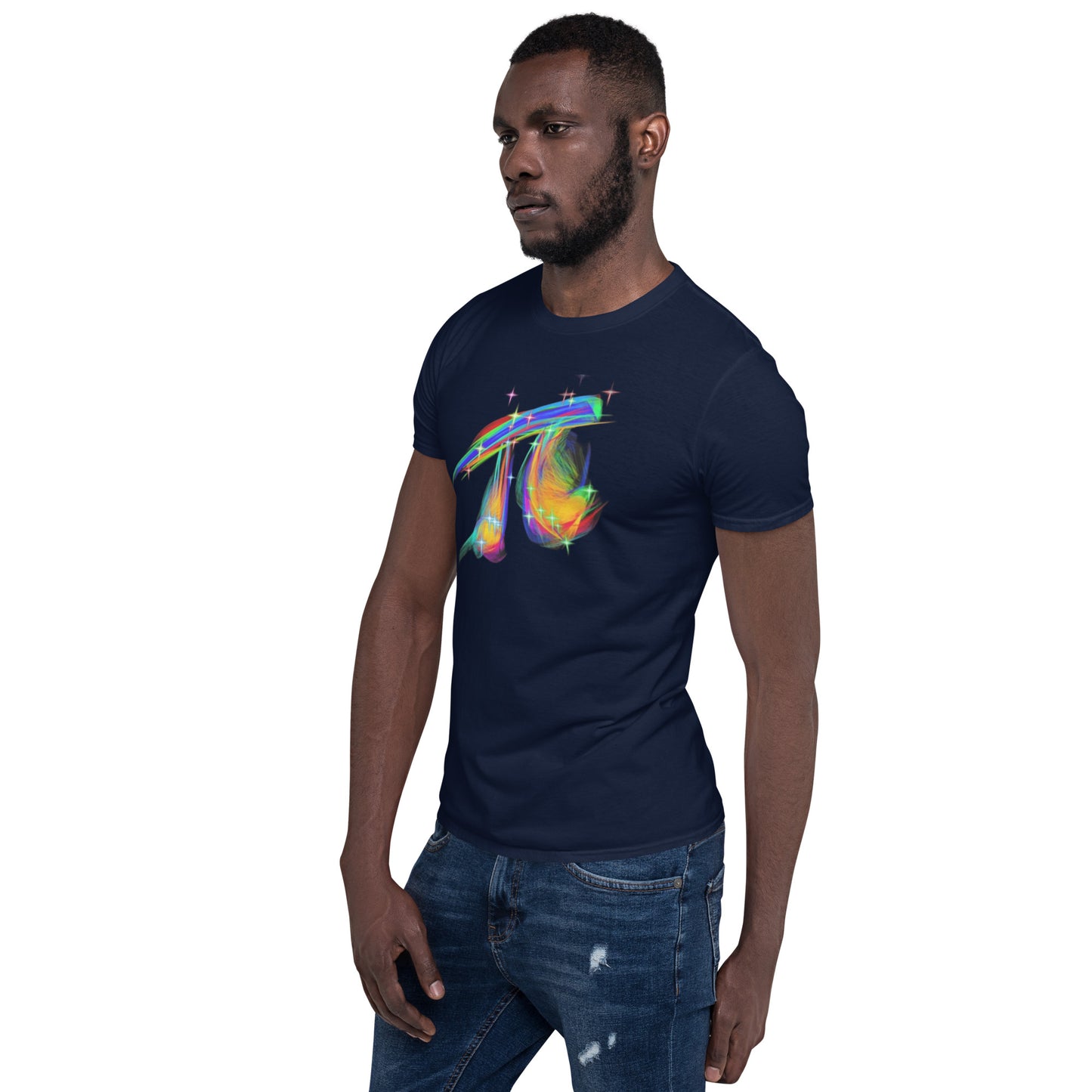 Pi Rainbow Short-Sleeve Unisex T-Shirt