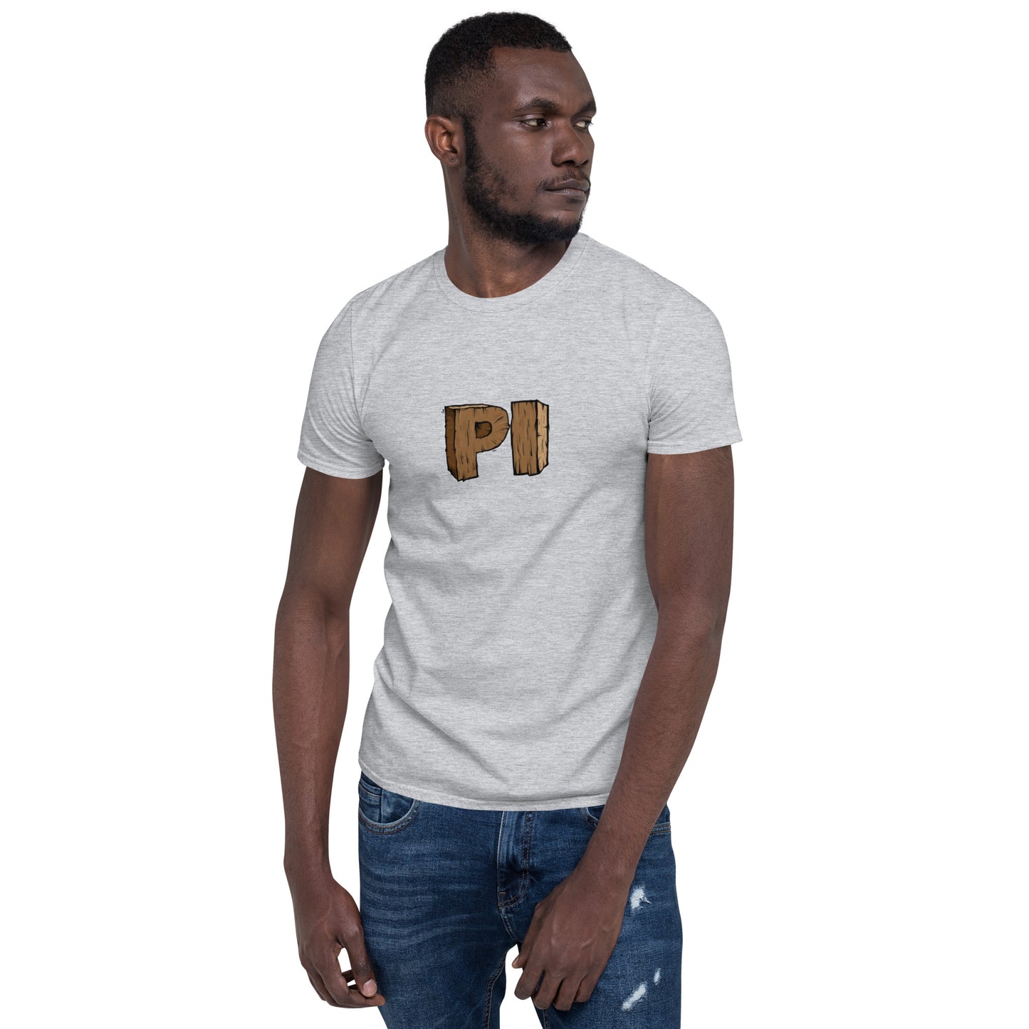 Pi Wood Short-Sleeve Unisex T-Shirt