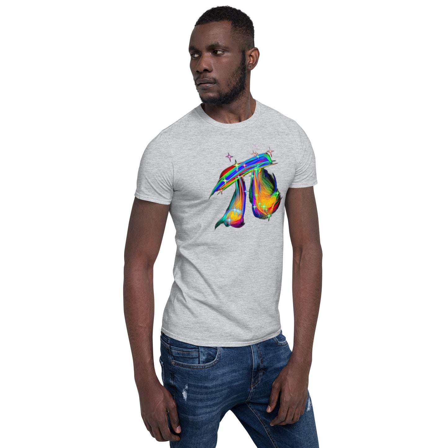 Pi Rainbow Short-Sleeve Unisex T-Shirt