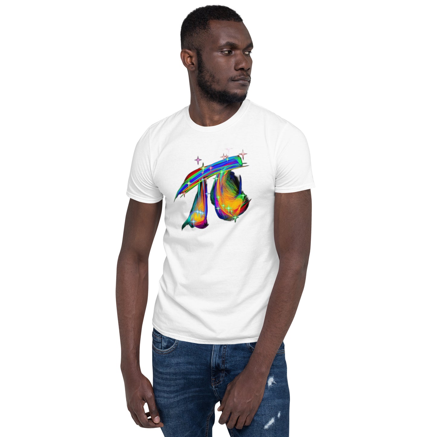 Pi Rainbow Short-Sleeve Unisex T-Shirt