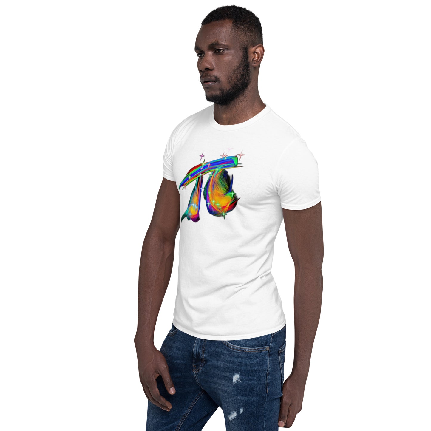 Pi Rainbow Short-Sleeve Unisex T-Shirt