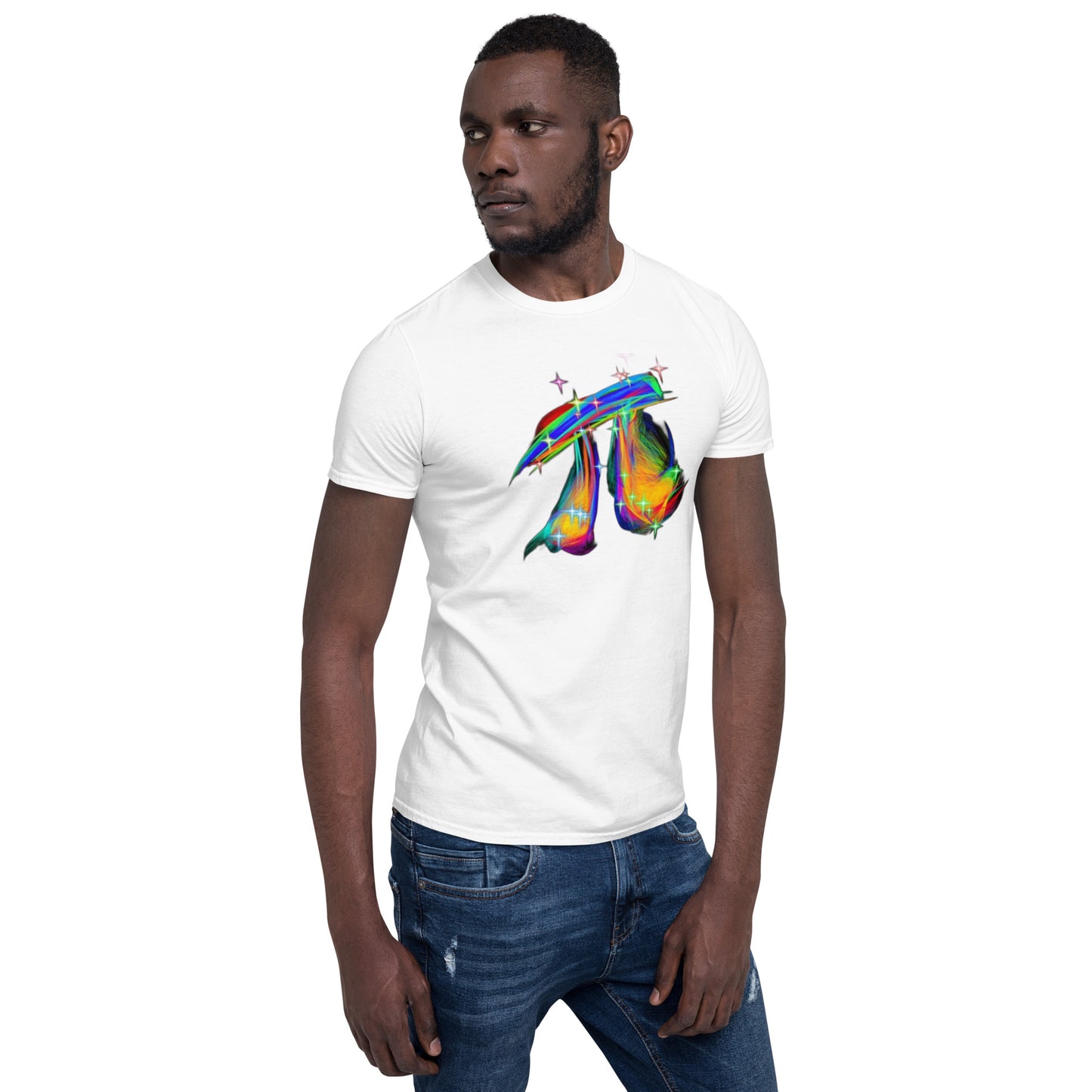 Pi Rainbow Short-Sleeve Unisex T-Shirt